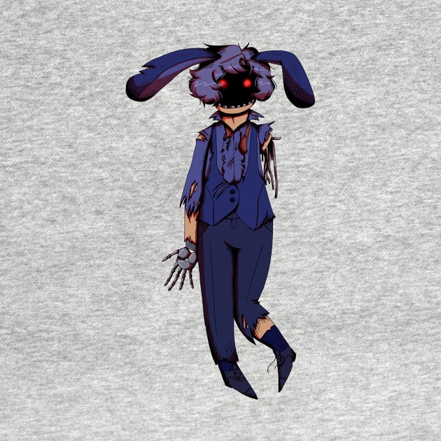 Withered Bonnie Gijinka Transparent by spaceagebarbie